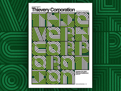 Thievery Corporation poster design