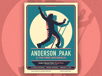 Anderson .Paak - Fillmore Denver poster