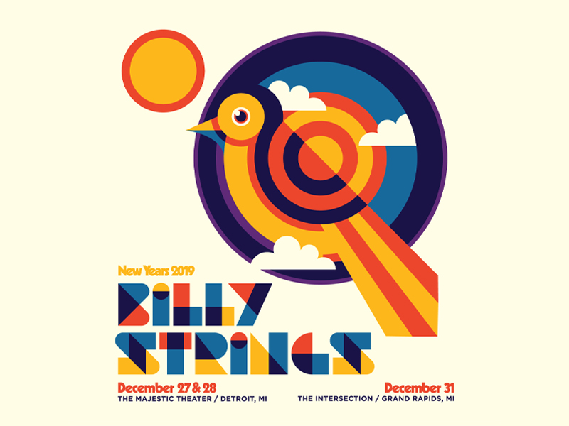 Billy Strings - New Years 2019 by Add Noise Studios on Dribbble