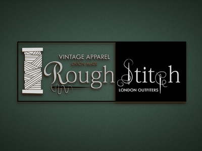 Vintage Apparel Logo - Stitching Design - TAG Management LLC