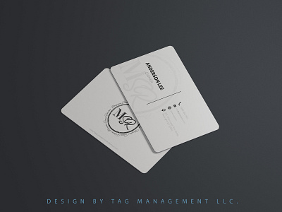 Minimalist & Creative Business Card Design -  TAG Management LLC