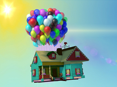 Up 3d animation cartoon motion graphics