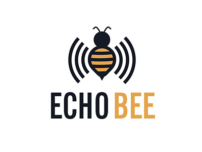 Echo Bee Logo branding creative illustration illustrator logo logomark