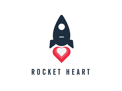 Rocket Heart Illustration