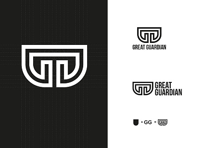 Great Guardian Monogram art branding concept design identity illustration illustrator inspiration logo vector