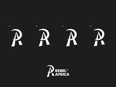 Rebel Africa Monogram art branding concept icon identity logo logomark monogram vector