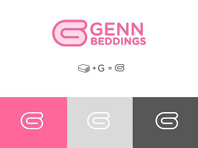 Genn Beddings art branding concept creative design logo logomark vector