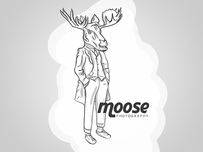 Moose Photography adobe illustrator branding franzidesigns illustration logo moose photography