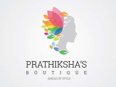 Prathiksha's branding clean design flat identity illustration illustrator logo minimal type vector