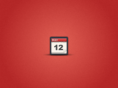 #@$%^&*()&^%$#@ calendar design ical icon red