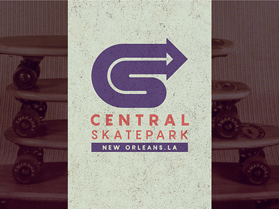 Central Skatepark Logo branding design graphic design graphic designer logo logo design skate skatepark
