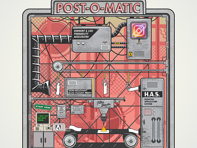 Post-O-Maria adobe design illustration illustrator vector vectorart