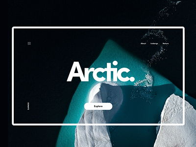 Arctic. design minimalism ui ux