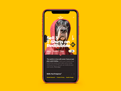 Some details of «The Lemonade Stand» iOS app design. app design design education education app ios design typography ui ux