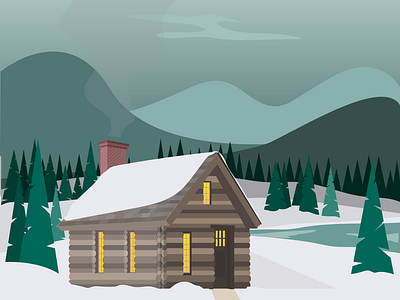 Cabin Winter WIP