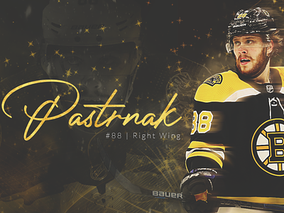 Download David Pastrnak NHL Poster Art Wallpaper