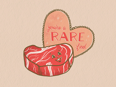Fourteen Days of Valentines: 08 illustration procreate valentine vintage