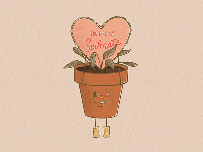 Fourteen Days of Valentines: 12 illustration procreate valentine vintage