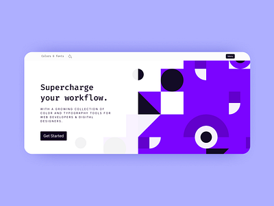 Colors & Fonts - 2020 Landing page