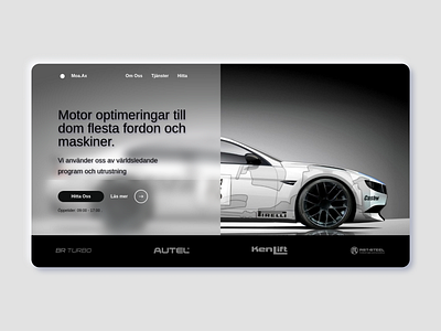 MoaX bmw engine freelance project racing website