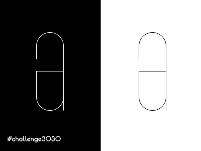 3030 Challlenge. 'A' Letter. Variation 10 a app art branding clean coffee design draft figma flat icon illustration lettering logo simple typography ui ux vector web