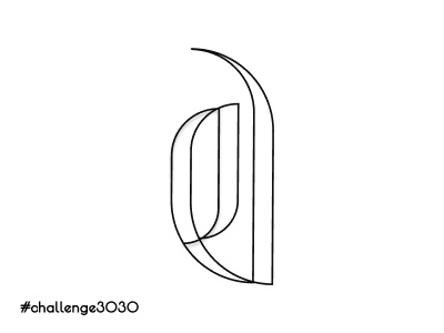 3030 Challlenge. 'A' Letter. Variation 13