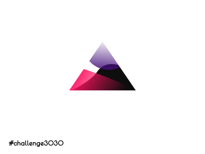 3030 Challlenge. 'A' Letter. Variation 24 app branding clean coffee design discovering figma flat icon illustration learning letter lettering logo simple typography ui ux vector web