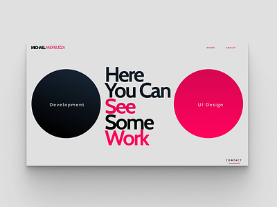 Work Landing page 3 app branding clean coder design designer developer figma illustration landing learning logo personal branding portfolio design portfolio page redesign typography ui ux web