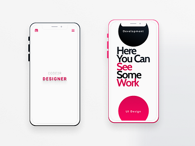 Landing on phone app branding clean coffee daily ui design figma icon illustration learning lettering logo michael andreuzza simple typography ui ux vector web website