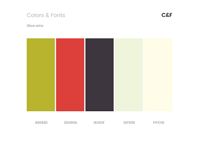 Olive wine app branding clean coffee color palette colors colorsandfonts design figma illustration learning olive simple type typography ui ux web website wine