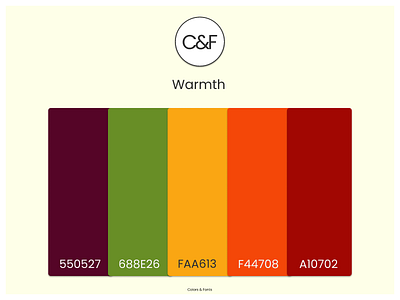 Warmth app branding clean color palettes colors colorsandfonts colorscheme design figma font font pairing gradients illustration logo typography ui ux warmth web website