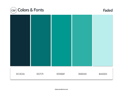 Colors & Fonts app branding clean color colorsandfonts design fonts gradient identity illustration logo minimal palette simple type typography ui ux web website