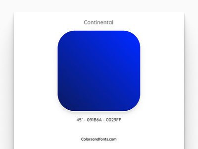 Colors & Fonts - Continental app branding clean color colorsandfonts continental design figma fonts gradient identity illustration minimal palette simple typography ui ux web website