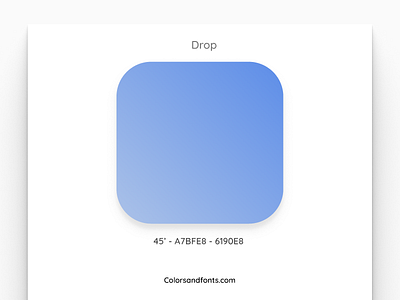 Colors & Fonts - Drop app branding clean color colorsandfonts design drop figma fonts gradient identity illustration minimal palette simple typography ui ux web website