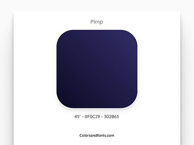 Colors & Fonts - Pimp app branding clean color colorsandfonts design figma fonts gradient identity illustration minimal palette pimp simple typography ui ux web website
