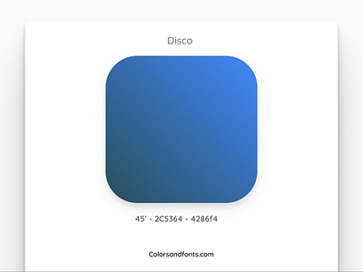 Colors & Fonts - Disco app branding clean color colorsandfonts design disco figma fonts gradient identity illustration minimal palette simple typography uiux web website