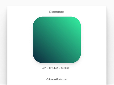 Colors & Fonts - Diamante