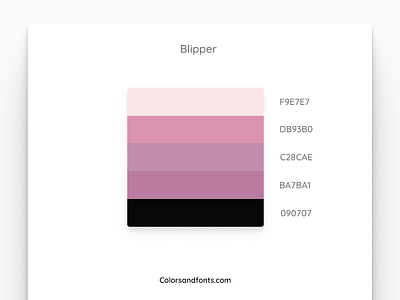 Colors & Fonts - Blipper
