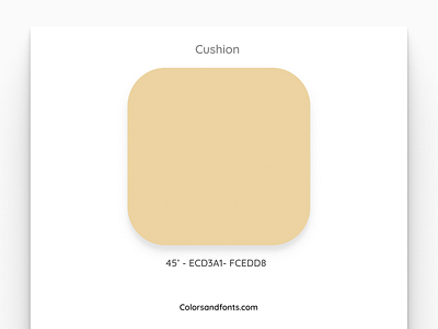 Colors & Fonts - Cushion