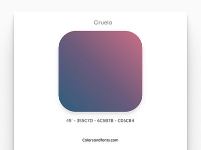 Colors & Fonts - Ciruela app branding ciruela clean color colorsandfonts design diamante figma fonts gradient identity illustration minimal palette simple typography uiux web website