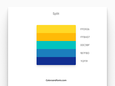 Colors & Fonts - Split