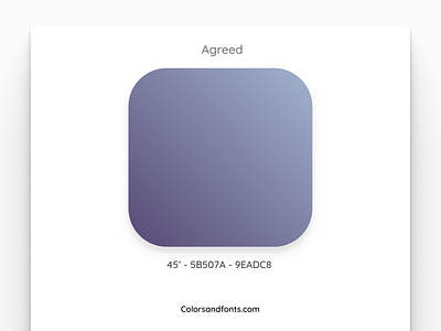 Colors & Fonts - Agreed agreed app branding clean color colorsandfonts design disco figma fonts gradient identity illustration minimal palette simple typography uiux web website