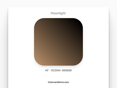 Colors & Fonts - Moonlight app branding clean color colorsandfonts design disco figma fonts gradient identity illustration minimal moonlight palette simple typography uiux web website