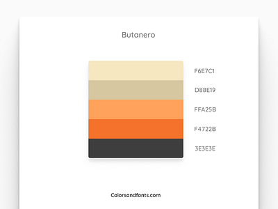 Colors & Fonts - Butanero app branding butanero clean color colorsandfonts design diamante figma fonts gradient identity illustration minimal palette simple typography uiux web website