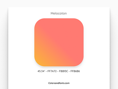 Colors & Fonts - Melocton app branding clean color colorsandfonts design disco figma fonts gradient identity illustration melocoton minimal palette simple typography uiux web website