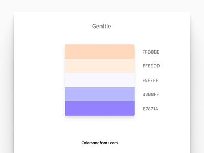 colors & fonts - Gentle armonic clean color palette colores design figma gentle gentleman harmony make up web