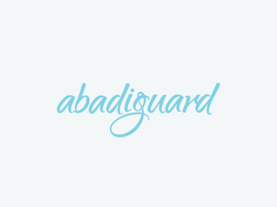 Abadiguard logo studio typography