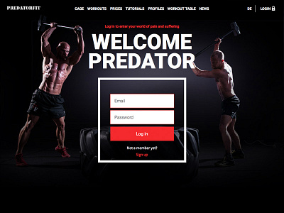 PredatorFit Login