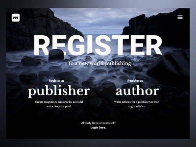 Register Landingpage html5 landingpage registration reponsive ui ux webdesign webdev