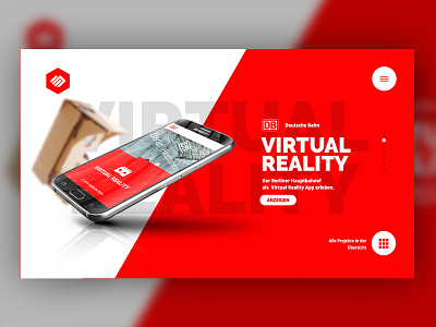 VR reference preview agency interactive pixelundcode redesign ui ux webdesign